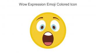Wow Expression Emoji Colored Icon In Powerpoint Pptx Png And Editable Eps Format