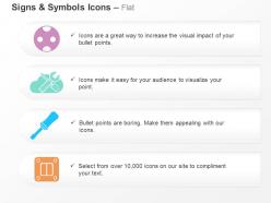 Wrench screwdriver plate service tools ppt icons graphics