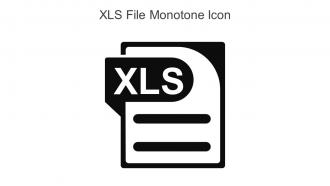 XLS File Monotone Icon In Powerpoint Pptx Png And Editable Eps Format