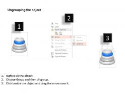 Xq five staged ring stack diagram with icons powerpoint template