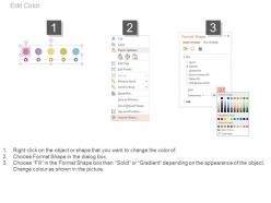 Year based sequential icon timeline powerpoint slides