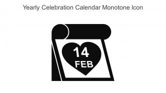 Yearly Celebration Calendar Monotone Icon In Powerpoint Pptx Png And Editable Eps Format