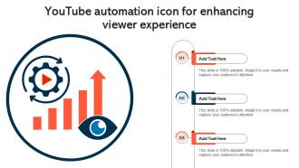 Youtube Automation Icon For Enhancing Viewer Experience