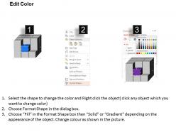 Yq multiple cubes with team and icons powerpoint template