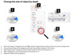 Zd seven staged mixed puzzle diagram with icons powerpoint template