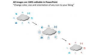 1114 big data cloud with analytic icons surrounding it ppt slide
