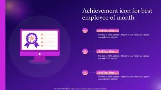 Achievement Icon For Best Employee Of Month