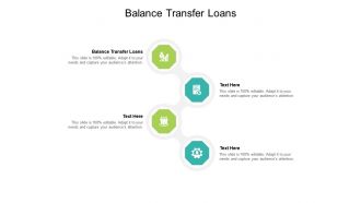 Balance transfer loans ppt powerpoint presentation inspiration icon cpb