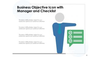 Business Objective Icon Financial Management Arrow Achievement Roadmap