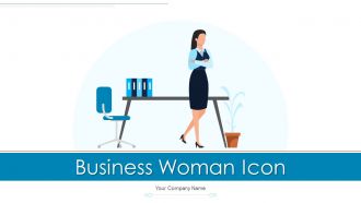 Business Woman Icon Powerpoint Ppt Template Bundles