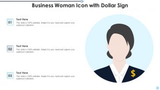 Business Woman Icon Powerpoint Ppt Template Bundles