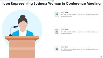 Business Woman Icon Powerpoint Ppt Template Bundles