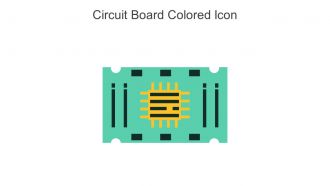 Circuit Board Colored Icon In Powerpoint Pptx Png And Editable Eps Format