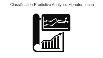 Classification Predictive Analytics Monotone Icon In Powerpoint Pptx Png And Editable Eps Format