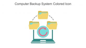 Computer Backup System Colored Icon In Powerpoint Pptx Png And Editable Eps Format