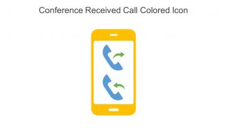 Conference Received Call Colored Icon In Powerpoint Pptx Png And Editable Eps Format