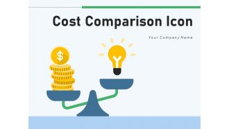 Cost Comparison Icon Business Innovation Entrepreneur Product Healthcare Insurance
