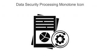 Data Security Processing Monotone Icon In Powerpoint Pptx Png And Editable Eps Format