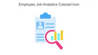 Employee Job Analytics Colored Icon In Powerpoint Pptx Png And Editable Eps Format