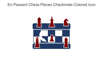 En Passant Chess Pieces Checkmate Colored Icon In Powerpoint Pptx Png And Editable Eps Format