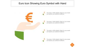 Euro Icons Showing Euro Currency With Arrows