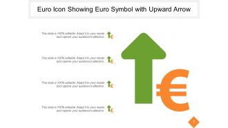 Euro Icons Showing Euro Currency With Arrows