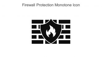 Firewall Protection Monotone Icon In Powerpoint Pptx Png And Editable Eps Format