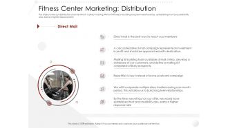 Fitness center marketing distribution entry strategy gym health clubs industry ppt icons
