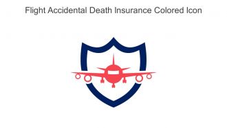 Flight Accidental Death Insurance Colored Icon In Powerpoint Pptx Png And Editable Eps Format