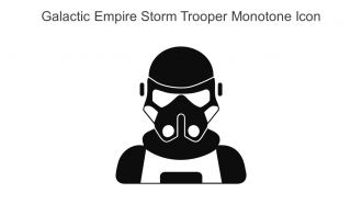 Galactic Empire Storm Trooper Monotone Icon In Powerpoint Pptx Png And Editable Eps Format