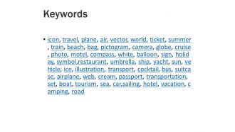 Global travel hotel drink photo ppt icons graphics