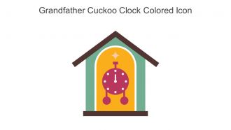 Grandfather Cuckoo Clock Colored Icon In Powerpoint Pptx Png And Editable Eps Format