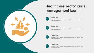 Healthcare Sector Crisis Management Icon