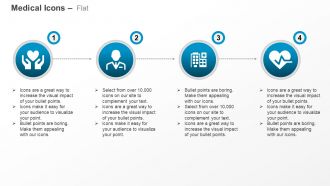 Heart health doctor hospital heart ecg ppt icons graphics