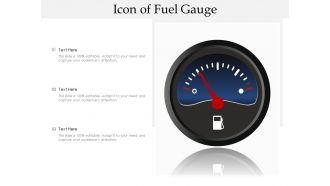 Icon of fuel gauge