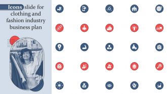 Icons Slide For Clothing And Fashion Industry Business Plan Ppt Icon Structure BP SS
