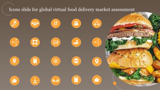 Icons Slide For Global Virtual Food Delivery Market Assessment