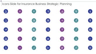 Icons Slide For Insurance Business Strategic Planning Ppt Infographics