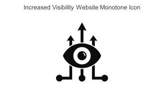 Increased Visibility Website Monotone Icon In Powerpoint Pptx Png And Editable Eps Format