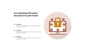 Information Security Icon Financial Software Computer Database Server Network Document