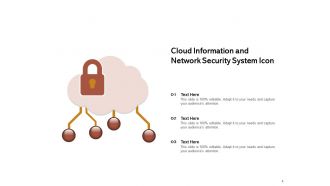 Information Security Icon Financial Software Computer Database Server Network Document