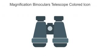 Magnification Binoculars Telescope Colored Icon In Powerpoint Pptx Png And Editable Eps Format