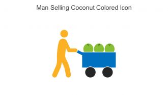 Man Selling Coconut Colored Icon In Powerpoint Pptx Png And Editable Eps Format