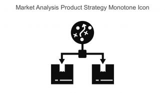 Market Analysis Product Strategy Monotone Icon In Powerpoint Pptx Png And Editable Eps Format
