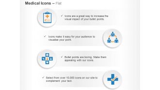 Medical report doctor association medical symbol ppt icons graphics