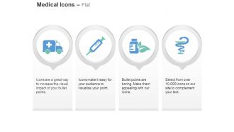 Medical van syringe medicine medical symbol ppt icons graphics
