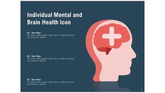 Mental Health Icon Positive Thinking Individual Gear Checklist Magnifying Arrows