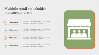 Multiple Retail Stakeholder Management Icon