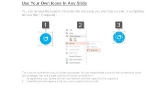 Objectives template3 ppt icon