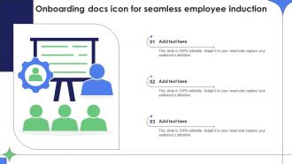 Onboarding Docs Icon For Seamless Employee Induction